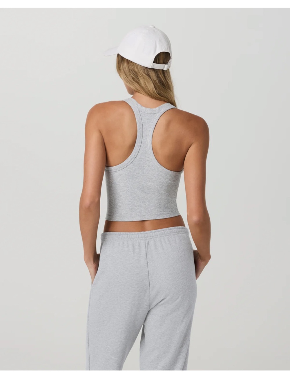 Vuori Elation racer back tank light heather gray - Picture 4 of 4